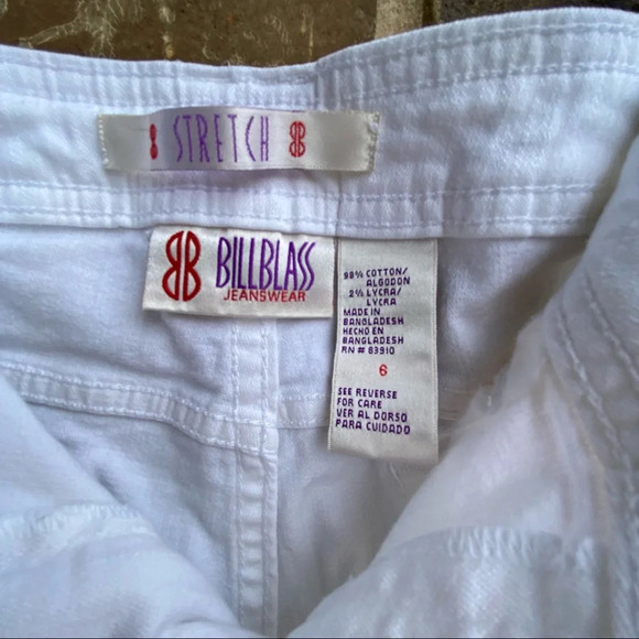 Bill Blass wide leg crop jeans, 6 - Picture 6 of 10